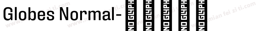 Globes Normal字体转换